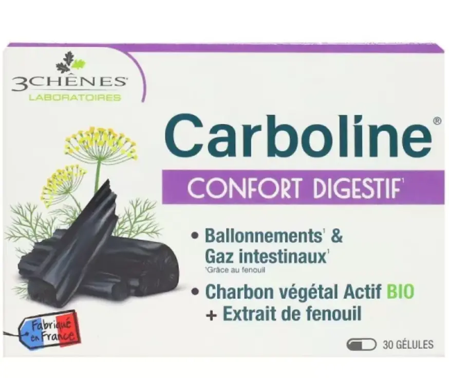 3 CHENES CARBOLINE COMPRIME BT 30