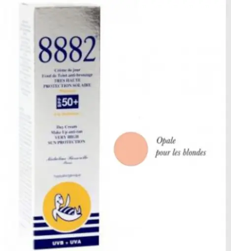 8882 CREME FOND DE TEINT CLAIRE OPALE  SPF50+