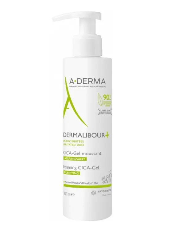 ADERMA DERMALIBOUR+ CICA-GEL MOUSSANT 200ML