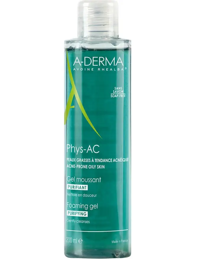 ADERMA PHYS AC GEL MOUSSANT 200 ML