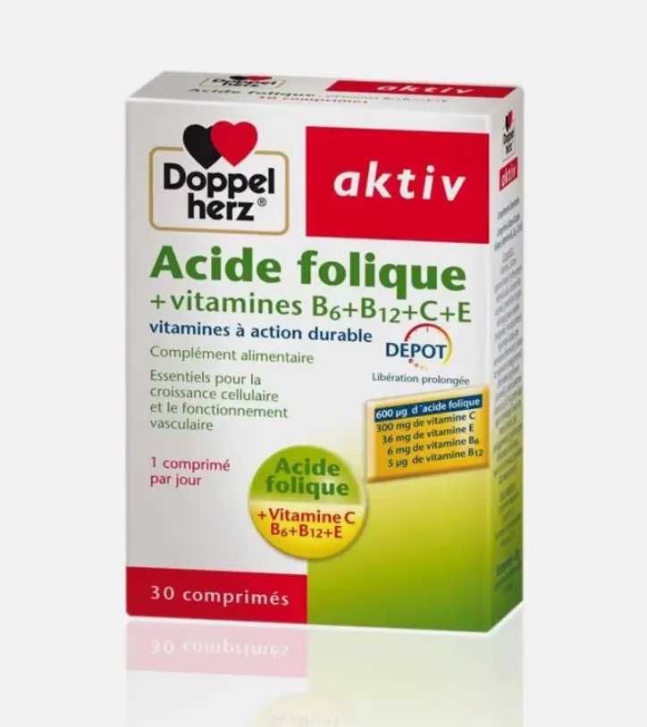 AKTIV ACIDE FOLIQUE VIT B 30CP