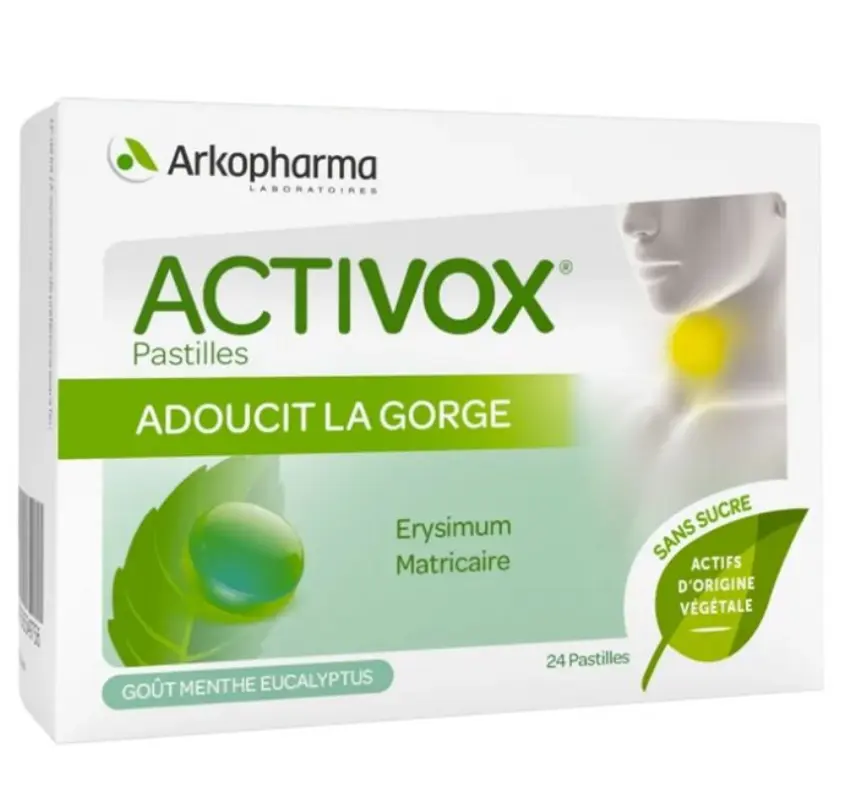 AKTIVOX MENTHE PASTILLES BT 24